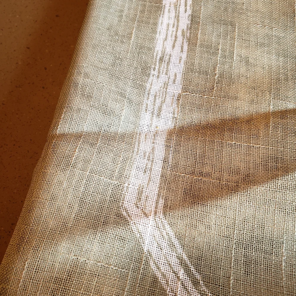 Sage Green With White Shower Curtain